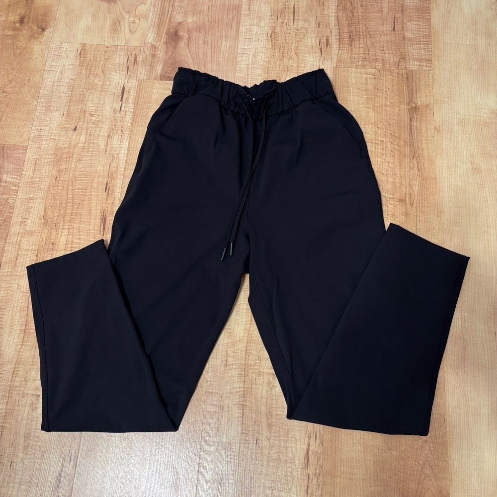 lululemon Women’s Black Keep Moving Jogger Pants Size 4 Drawstring